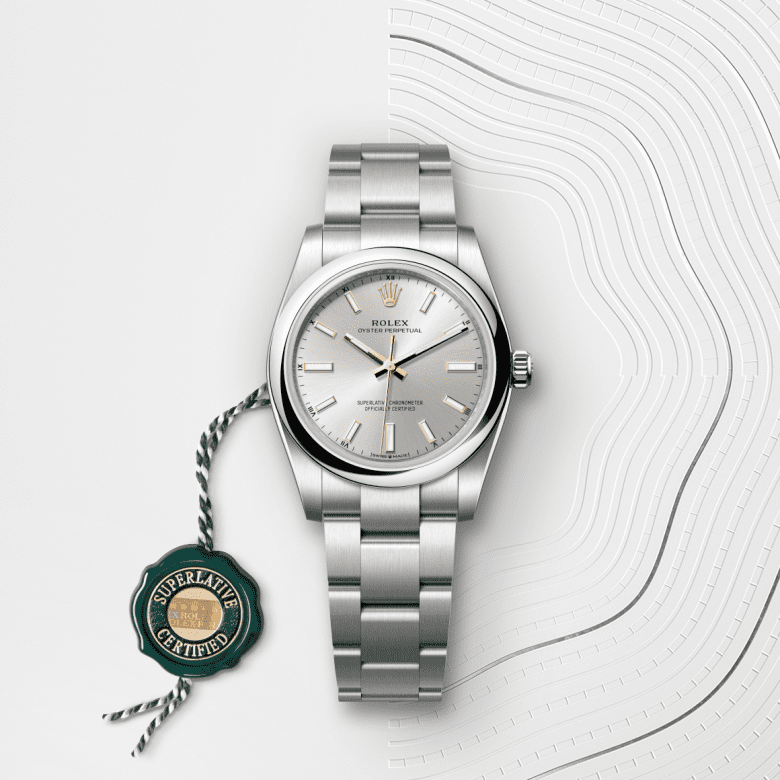 Rolex Oyster Perpetual 34 124200 Herrenuhr Bild 4