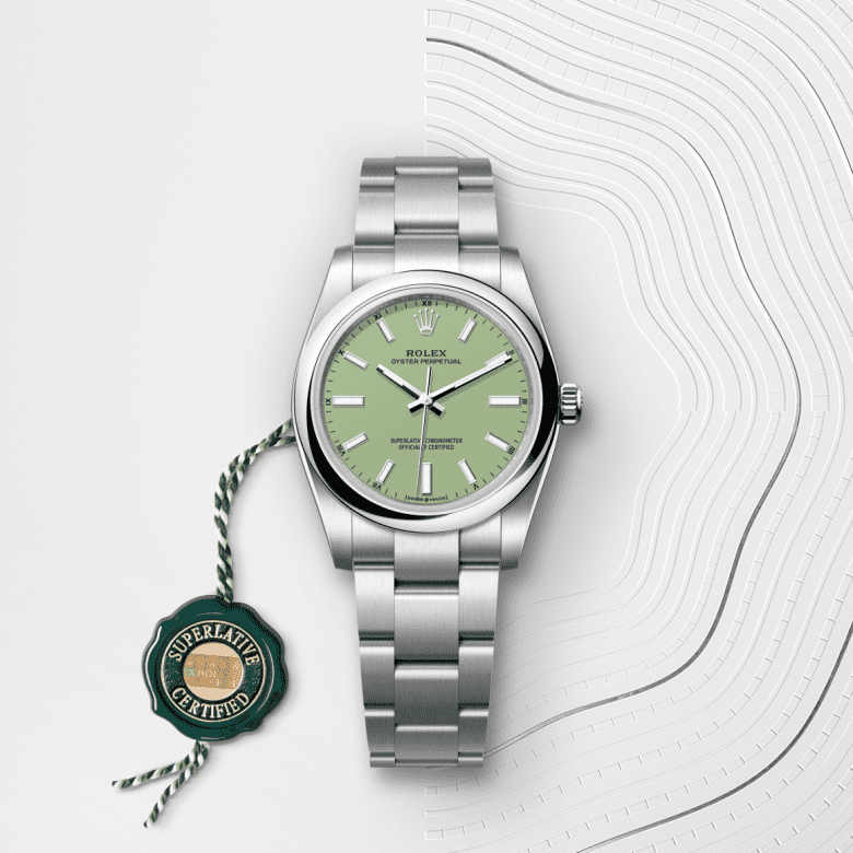 Rolex Oyster Perpetual 34 124200 Herrenuhr Bild 4