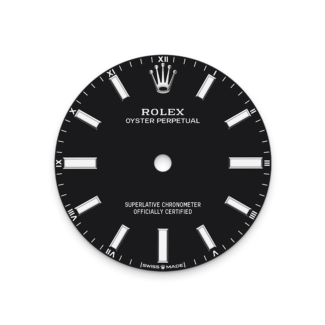 Schwarzes Zifferblatt