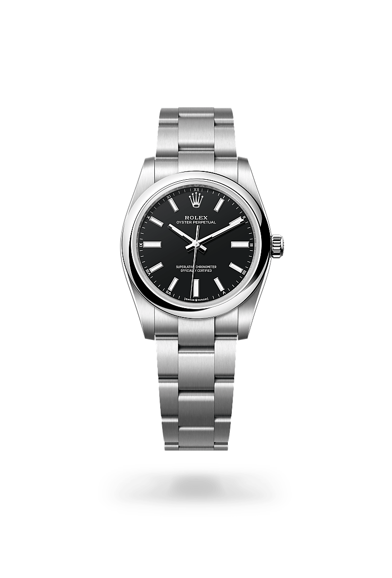 Rolex Oyster Perpetual 34 M124200-0010 Herrenuhr - Oyster, 34 mm, Edelstahl Oystersteel 