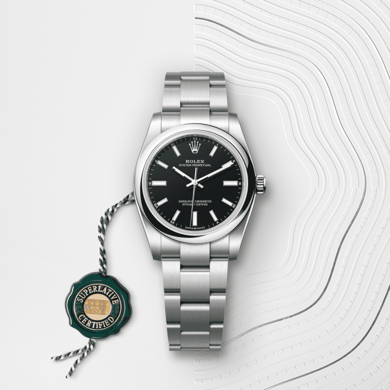 Rolex Oyster Perpetual 34 124200 Herrenuhr Bild 4