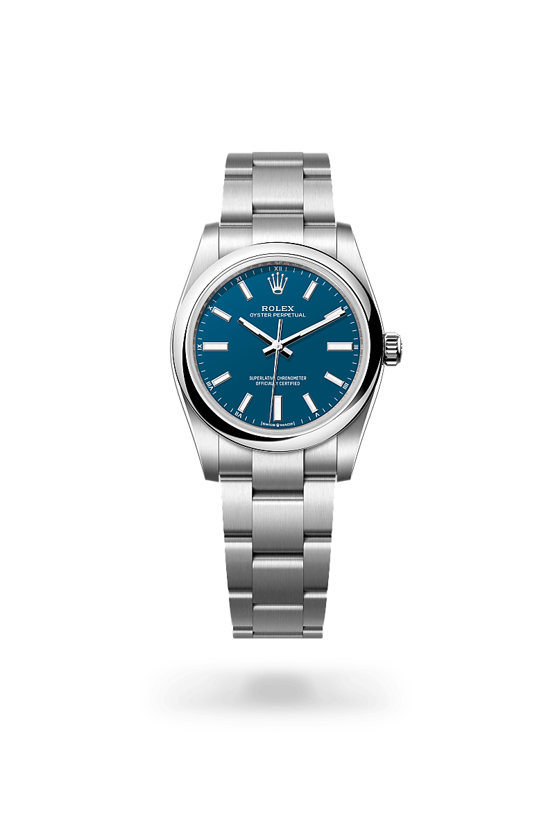 Rolex Oyster Perpetual 34 M124200-0011 Herrenuhr - Oyster, 34 mm, Edelstahl Oystersteel 