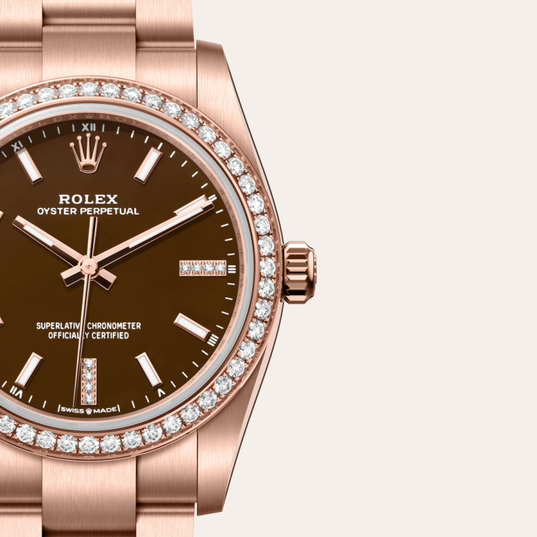 Rolex Oyster Perpetual 34 124245RBR Herrenuhr Bild 4