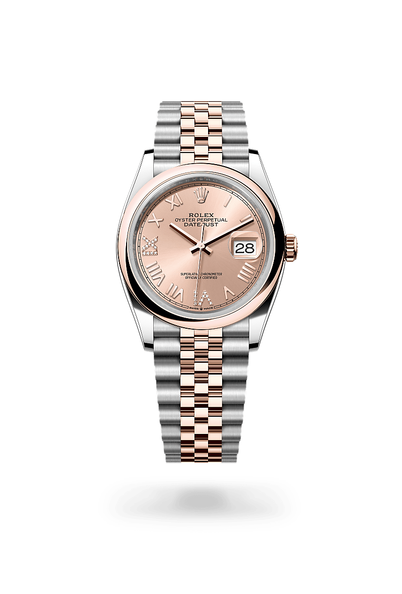 Rolex Datejust 36 M126201-0049 Herrenuhr - Oyster, 36 mm, Edelstahl Oystersteel und Everose-Gold 