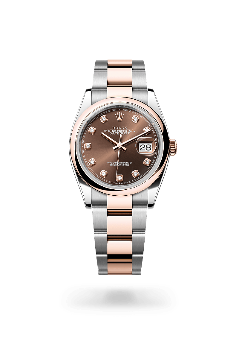 Rolex Datejust 36 M126201-0054 Herrenuhr - Oyster, 36 mm, Edelstahl Oystersteel und Everose-Gold 