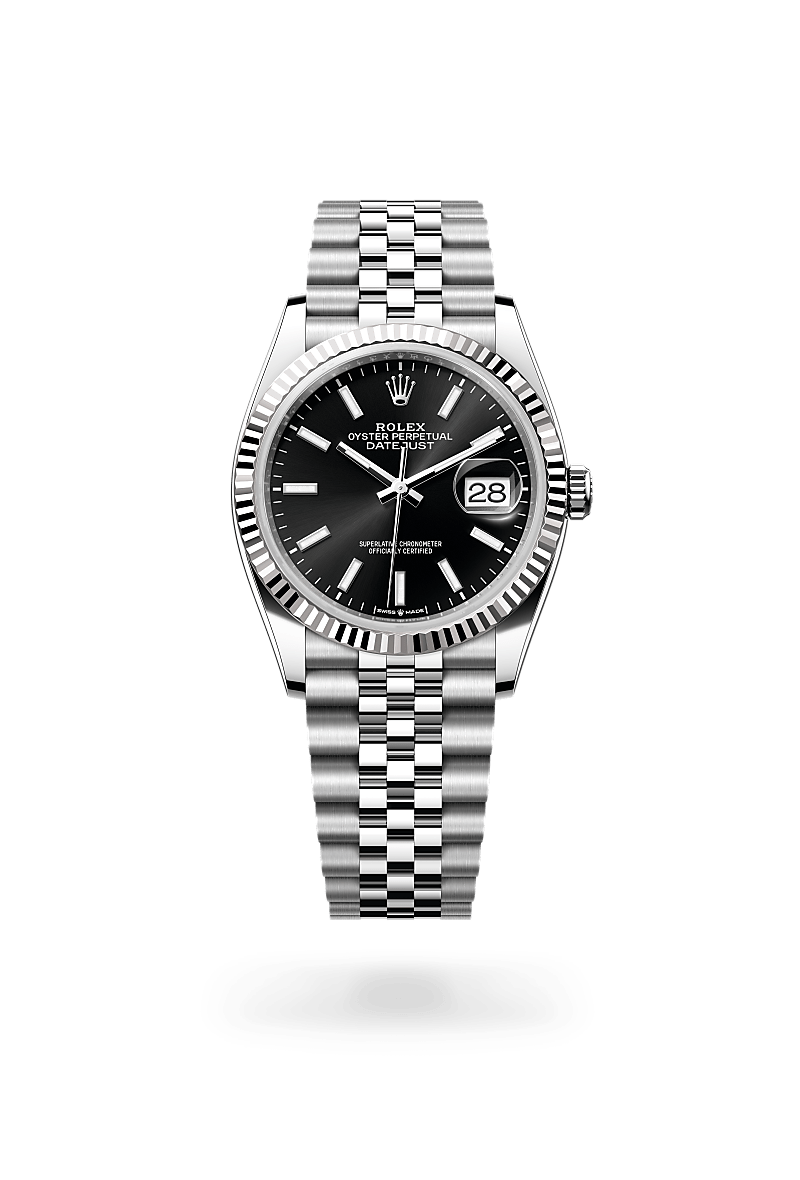 Rolex Datejust 36 M126234-0015 Herrenuhr - Oyster, 36 mm, Edelstahl Oystersteel und Weißgold