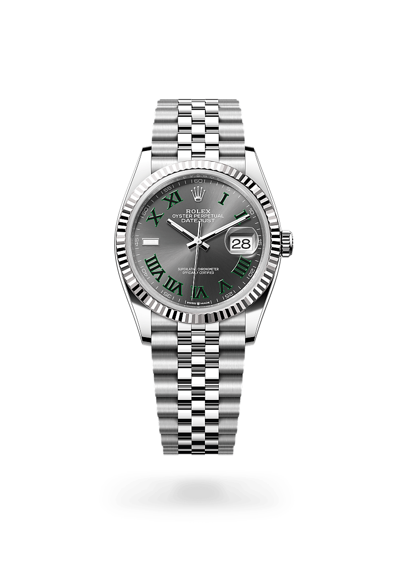 Rolex Datejust 36 M126234-0045 Herrenuhr - Oyster, 36 mm, Edelstahl Oystersteel und Weißgold 