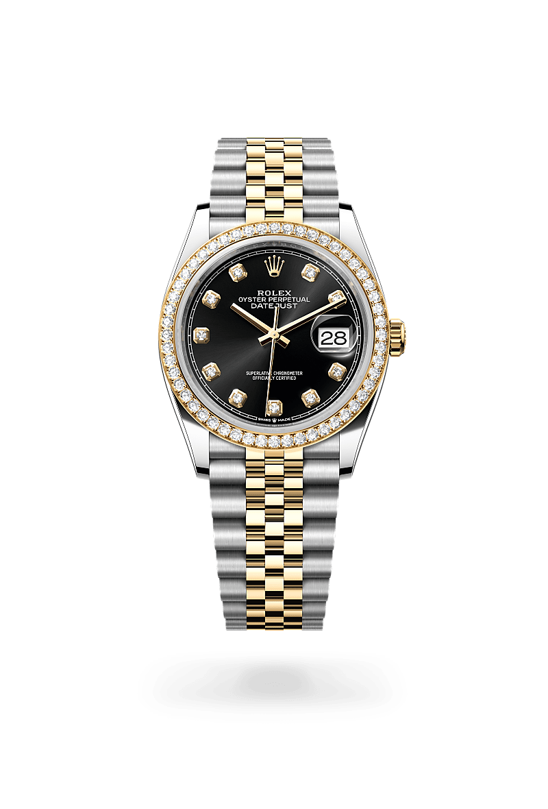 Rolex Datejust 36 M126283RBR-0007 Herrenuhr - Oyster, 36 mm, Edelstahl Oystersteel und Gelbgold mit Diamanten