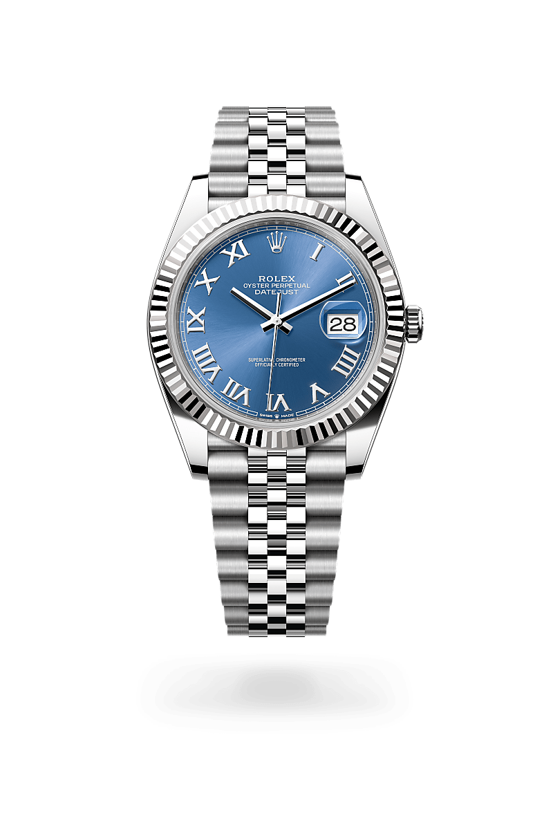 Rolex Datejust 41 M126334-0026 Herrenuhr - Oyster, 41 mm, Edelstahl Oystersteel und Weißgold