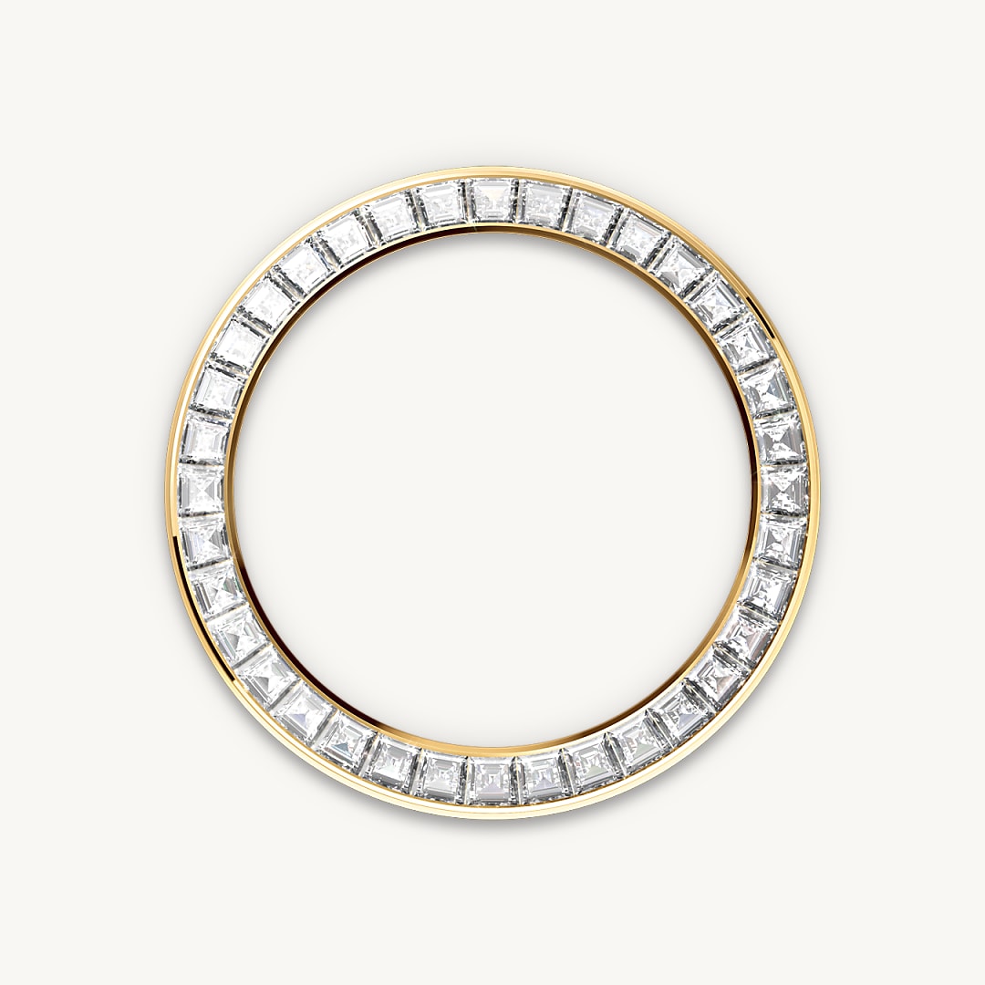Diamantbesetzte Lünette