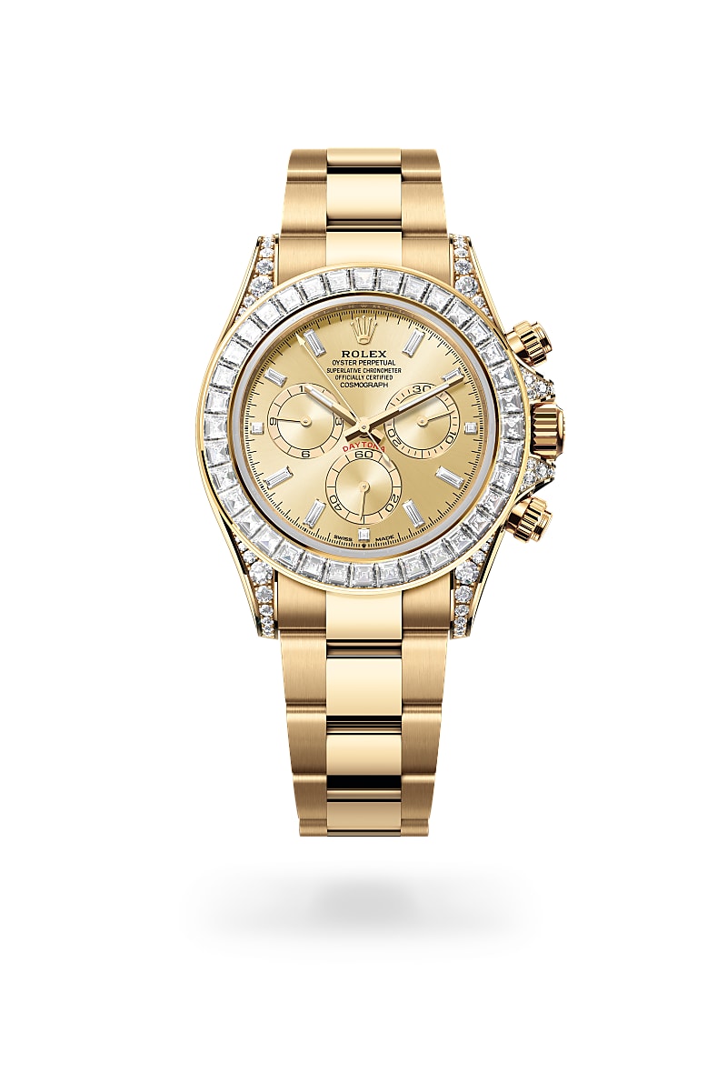 Rolex Cosmograph Daytona M126598TBR-0001 Herrenuhr - Oyster, 40 mm, Gelbgold mit Diamanten