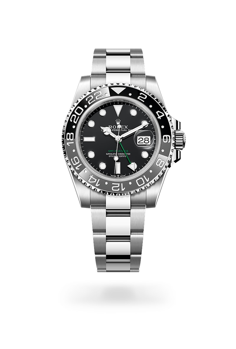 Rolex GMT-Master II M126710GRNR-0004 Herrenuhr - Oyster, 40 mm, Edelstahl Oystersteel