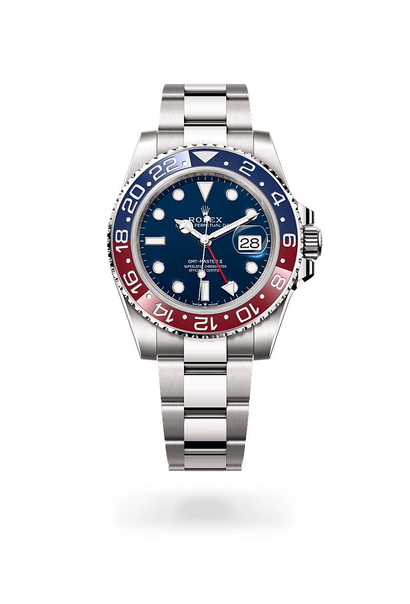 Rolex GMT-Master II M126719BLRO-0003 Herrenuhr - Oyster, 40 mm, Weißgold