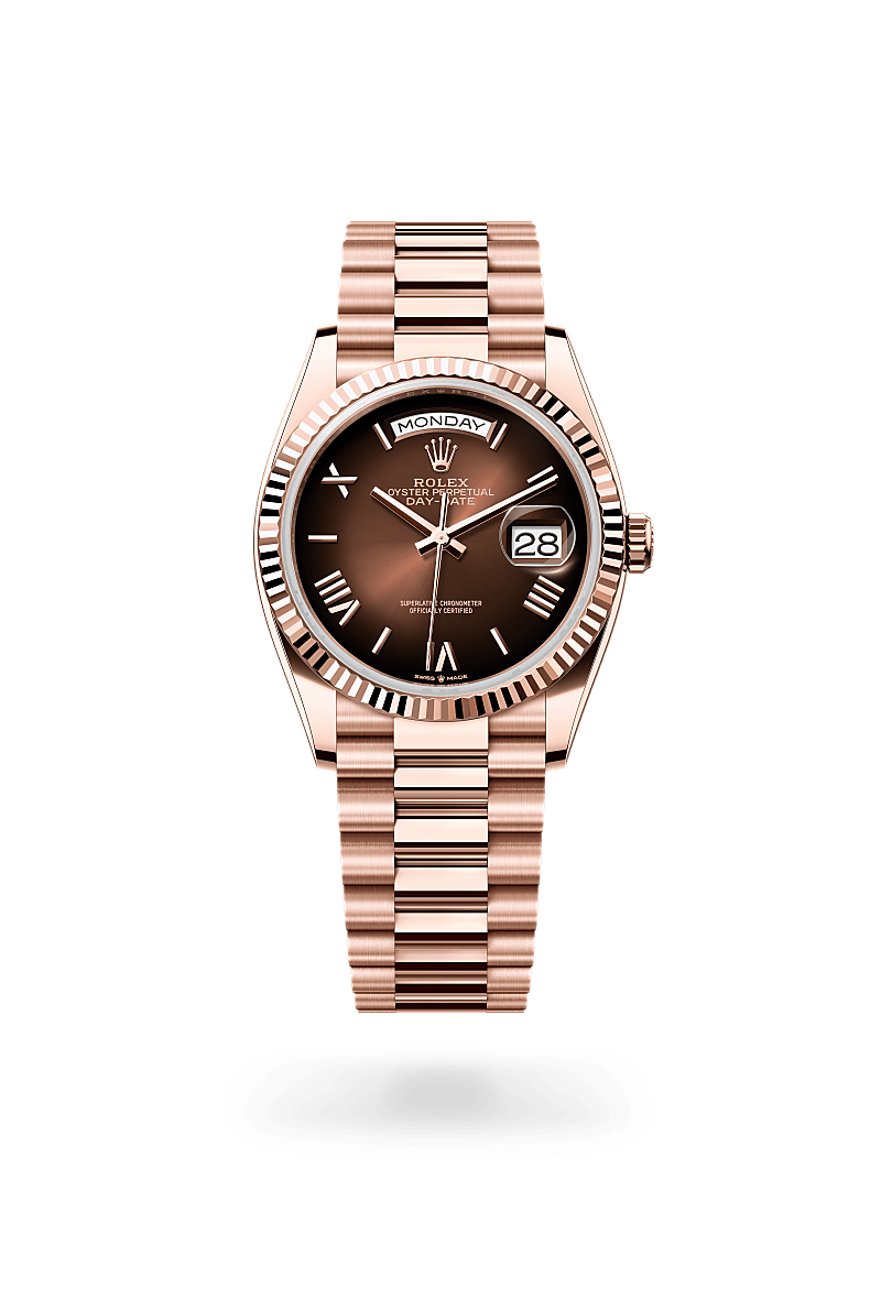 Rolex Day-Date 36 M128235-0075 Herrenuhr - Oyster, 36 mm, Everose-Gold