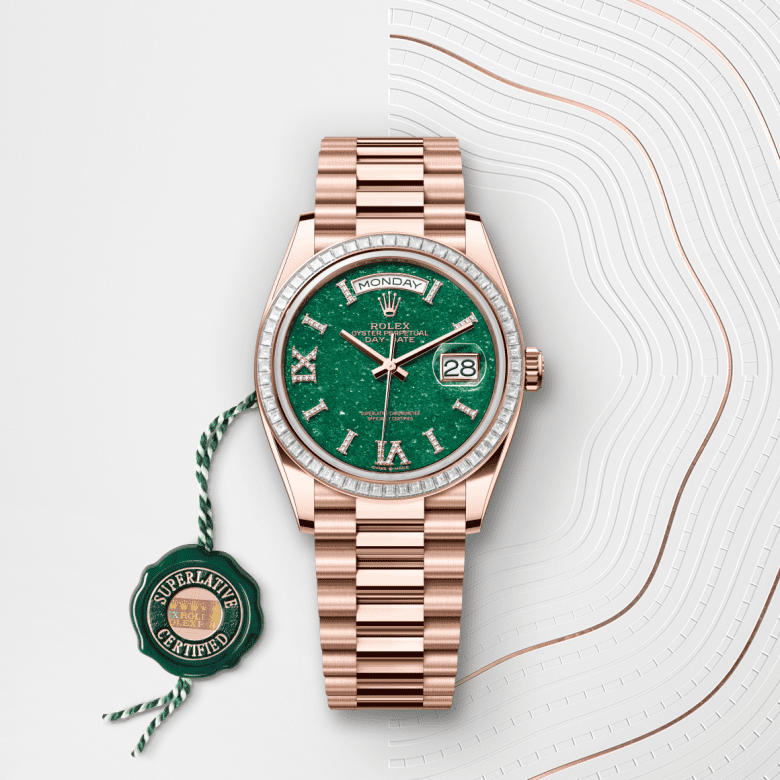 Rolex Day-Date 36 128395TBR Herrenuhr Bild 4