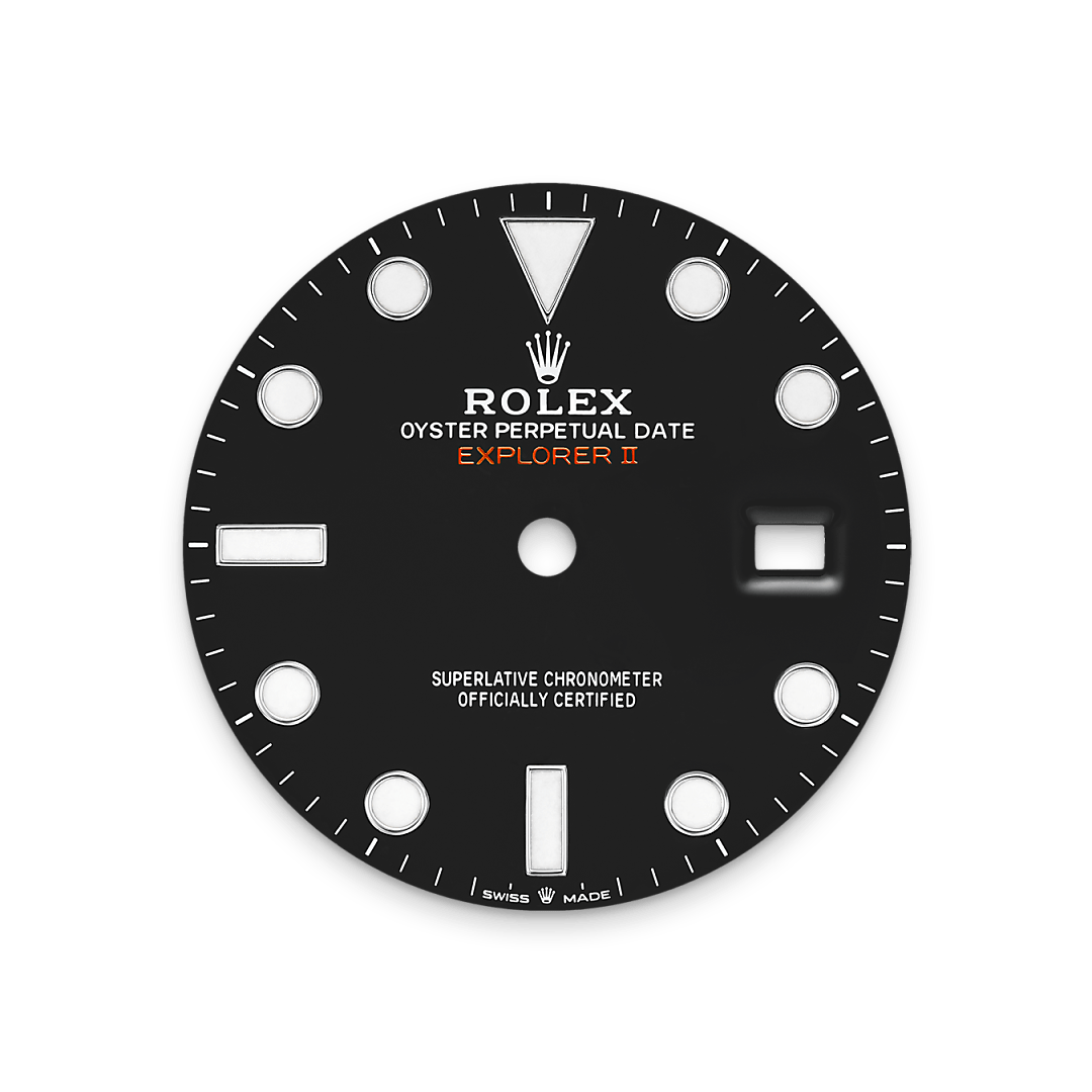 Schwarzes Zifferblatt