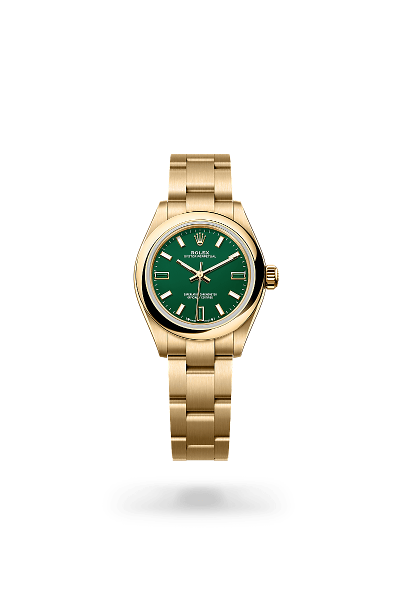 Rolex Oyster Perpetual 28 M276208-0002 Herrenuhr - Oyster, 28 mm, Gelbgold 