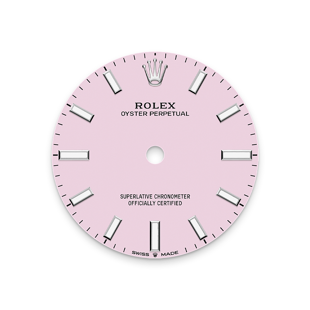 Zifferblatt in Candy pink