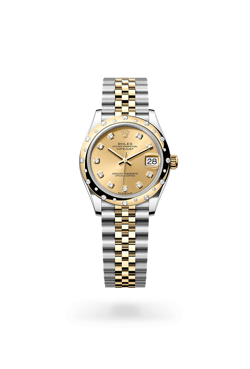 Rolex Datejust 31 M278343RBR-0026 Herrenuhr - Oyster, 31 mm, Edelstahl Oystersteel und Gelbgold mit Diamanten