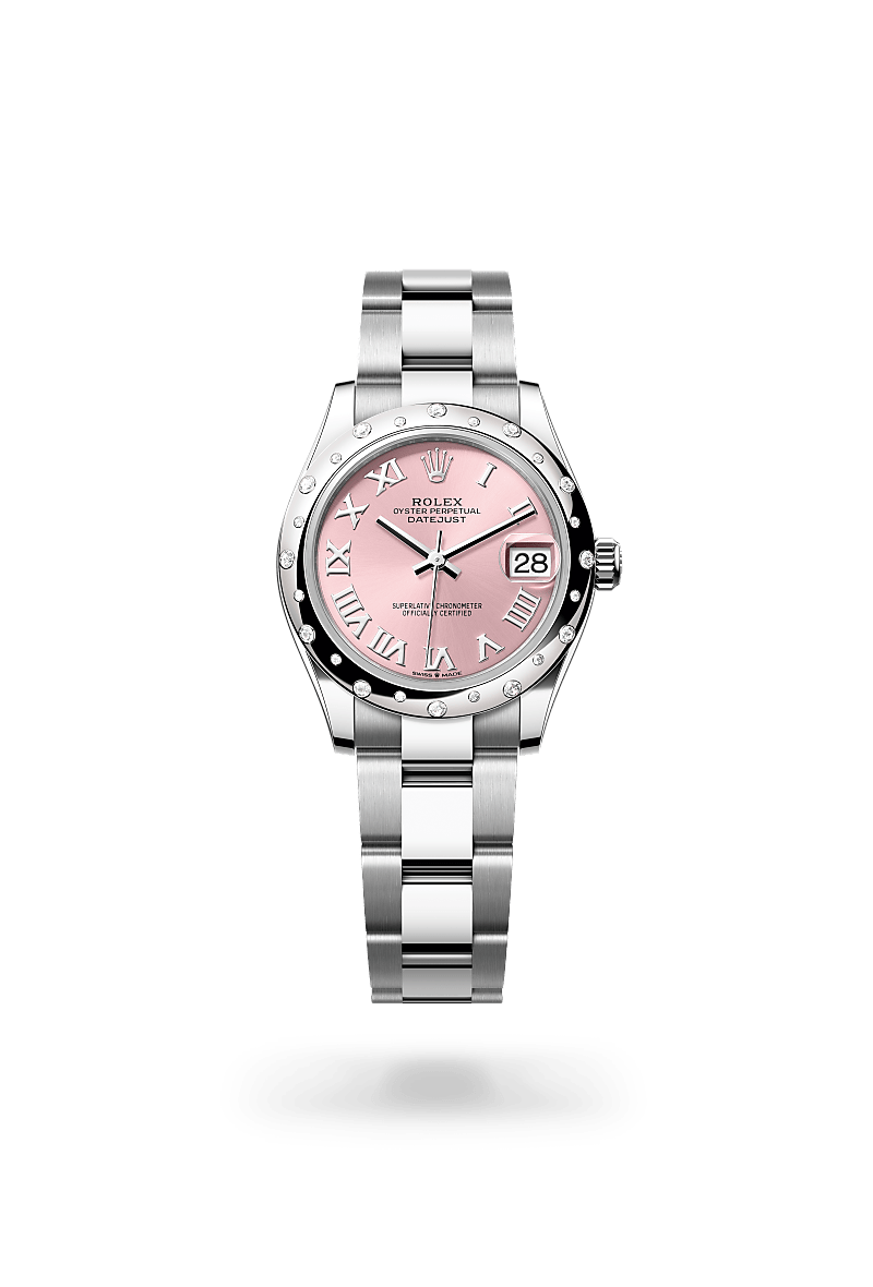 Rolex Datejust 31 M278344RBR-0021 Herrenuhr - Oyster, 31 mm, Edelstahl Oystersteel und Weißgold mit Diamanten