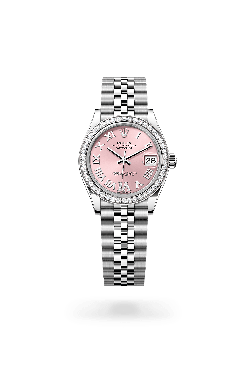 Rolex Datejust 31 M278384RBR-0028 Herrenuhr - Oyster, 31 mm, Edelstahl Oystersteel und Weißgold mit Diamanten
