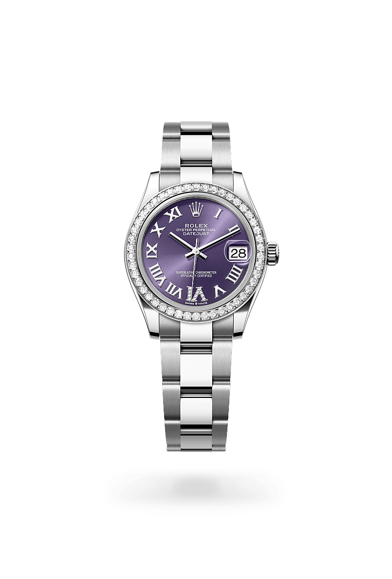 Rolex Datejust 31 M278384RBR-0029 Herrenuhr - Oyster, 31 mm, Edelstahl Oystersteel und Weißgold mit Diamanten