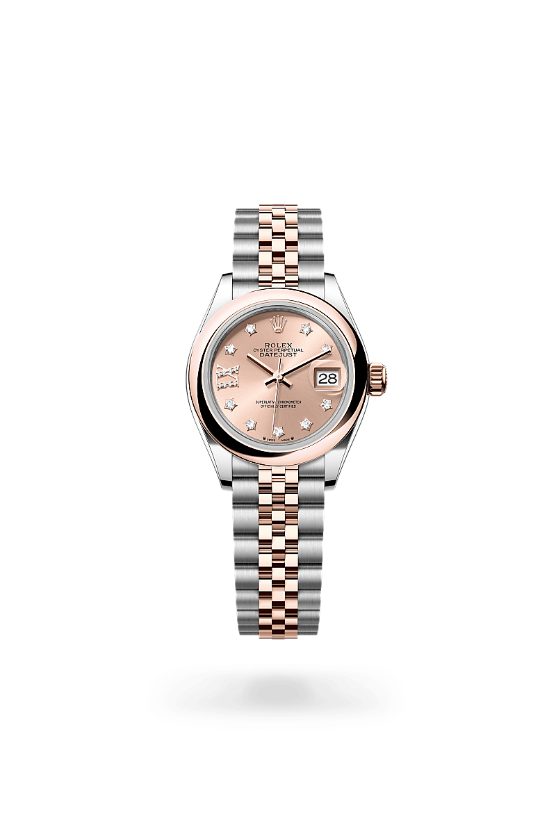Rolex Lady-Datejust M279161-0027 Herrenuhr - Oyster, 28 mm, Edelstahl Oystersteel und Everose-Gold