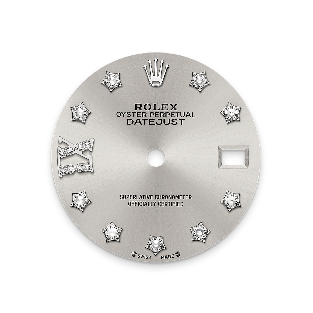 Silbernes Zifferblatt