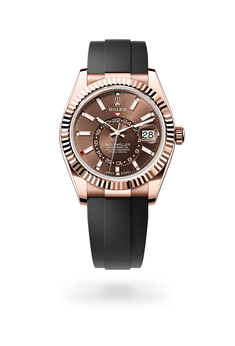 Rolex Sky-Dweller M336235-0002 Herrenuhr - Oyster, 42 mm, Everose-Gold