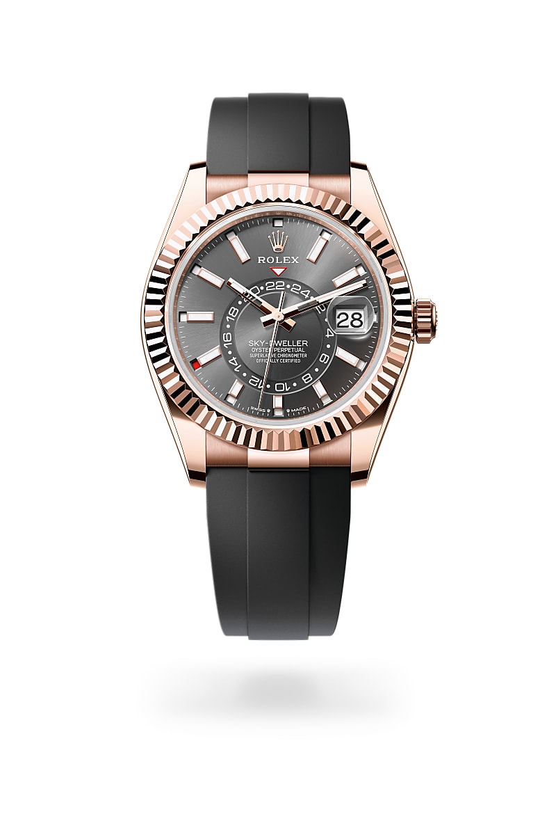 Rolex Sky-Dweller M336235-0004 Herrenuhr - Oyster, 42 mm, Everose-Gold