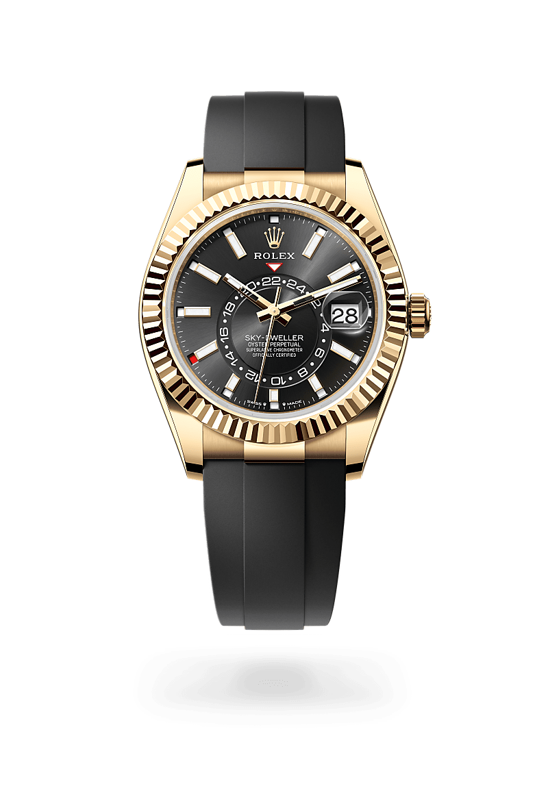 Rolex Sky-Dweller M336238-0002 Herrenuhr - Oyster, 42 mm, Gelbgold 