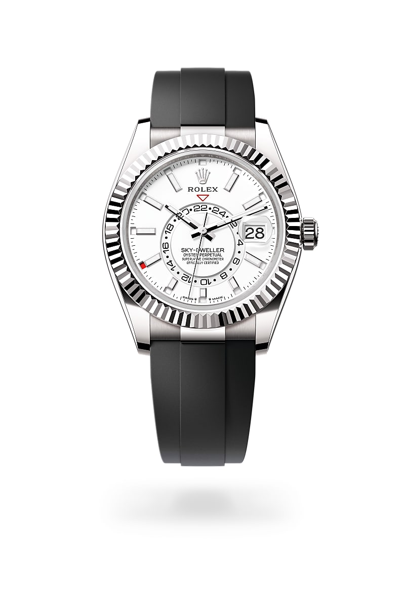 Rolex Sky-Dweller M336239-0003 Herrenuhr - Oyster, 42 mm, Weißgold