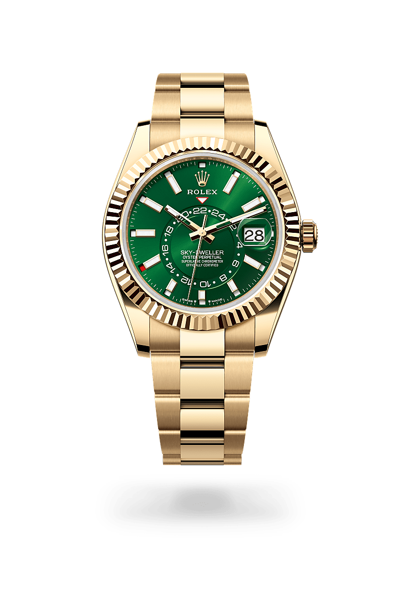 Rolex Sky-Dweller M336938-0007 Herrenuhr - Oyster, 42 mm, Gelbgold 
