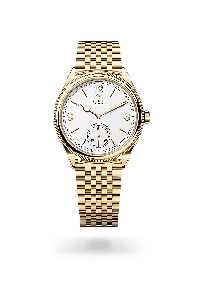 Rolex 1908 M52508-0008 Herrenuhr - 39 mm, 18 Karat Gelbgold, poliert 